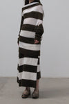 SWAYING/KNIT Mohair Striped Skirt SW212XZ01